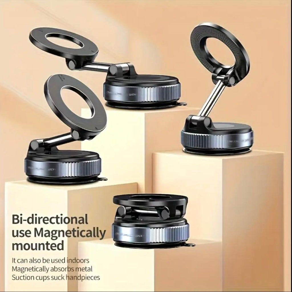 Magnetic Car Phone Holder – 360° Rotatable Strong Grip