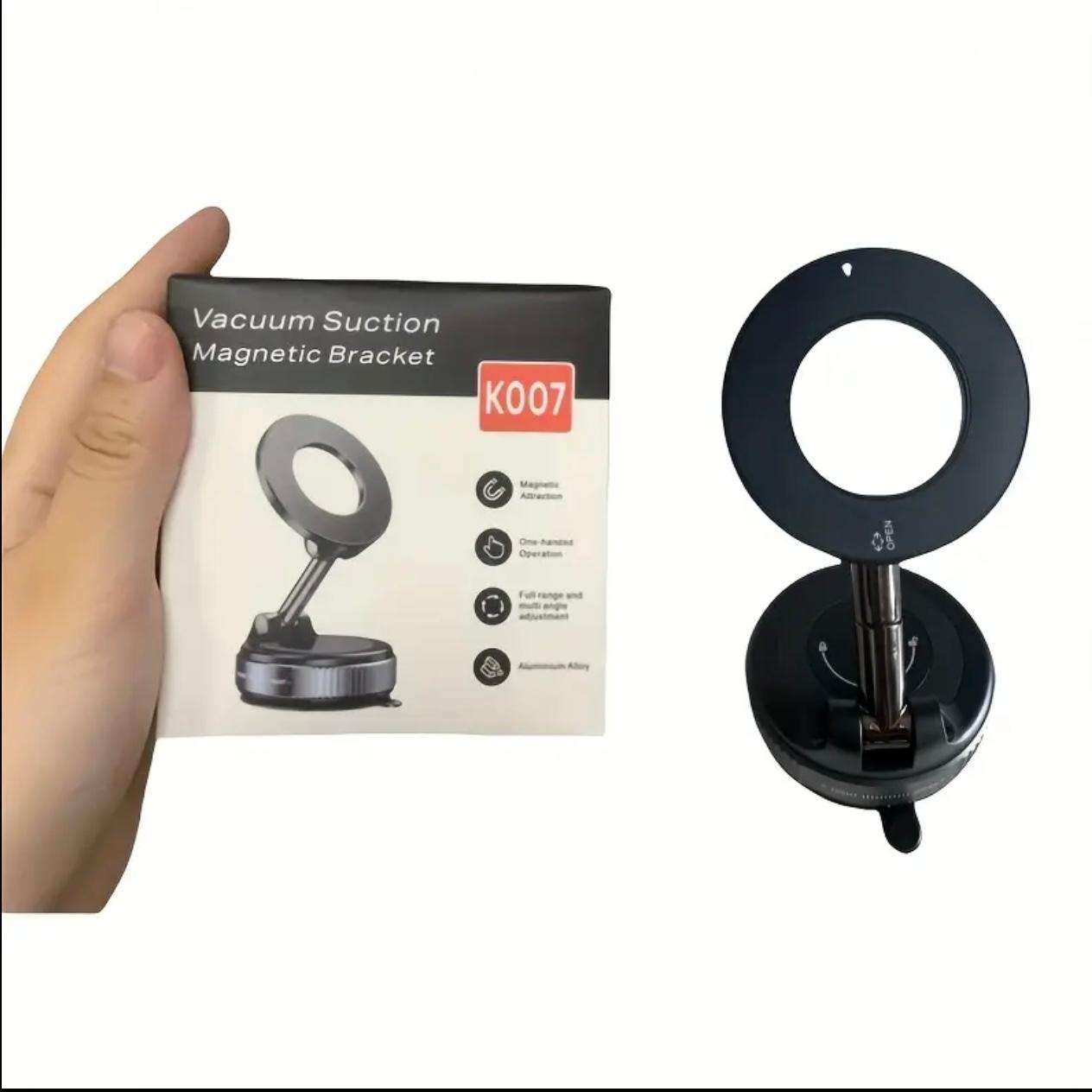 Magnetic Car Phone Holder – 360° Rotatable Strong Grip