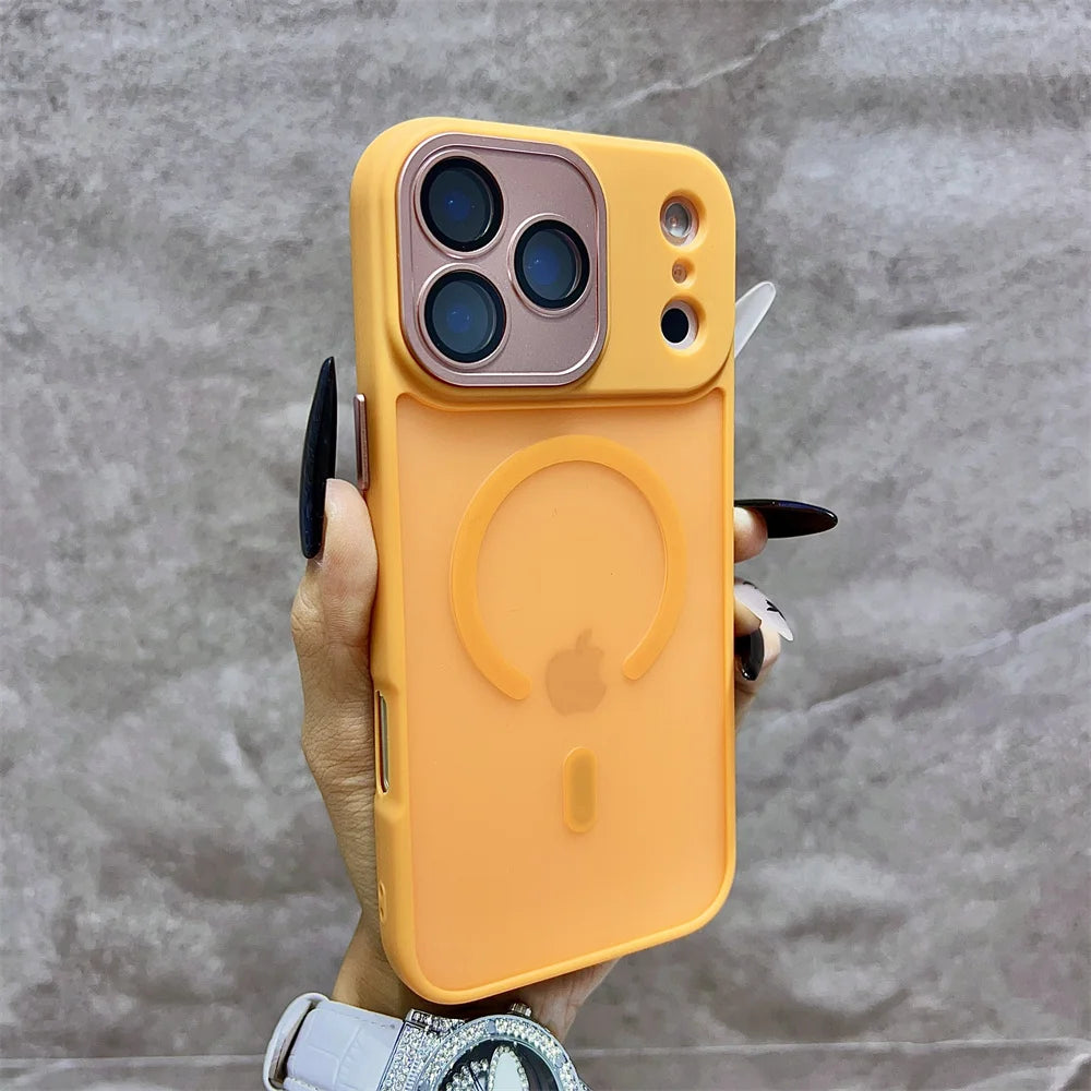 Matte Magnetic Magsafe Case for iPhone 17–11 – Wireless & Sleek