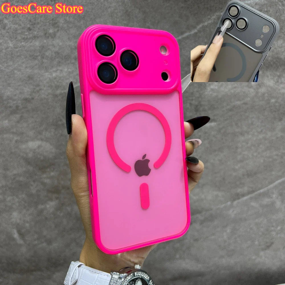 Matte Magnetic Magsafe Case for iPhone 17–11 – Wireless & Sleek