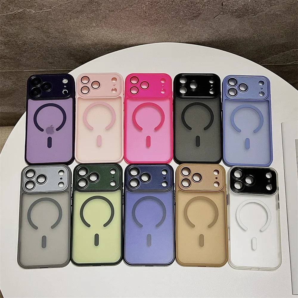 Matte Magnetic Magsafe Case for iPhone 17–11 – Wireless & Sleek