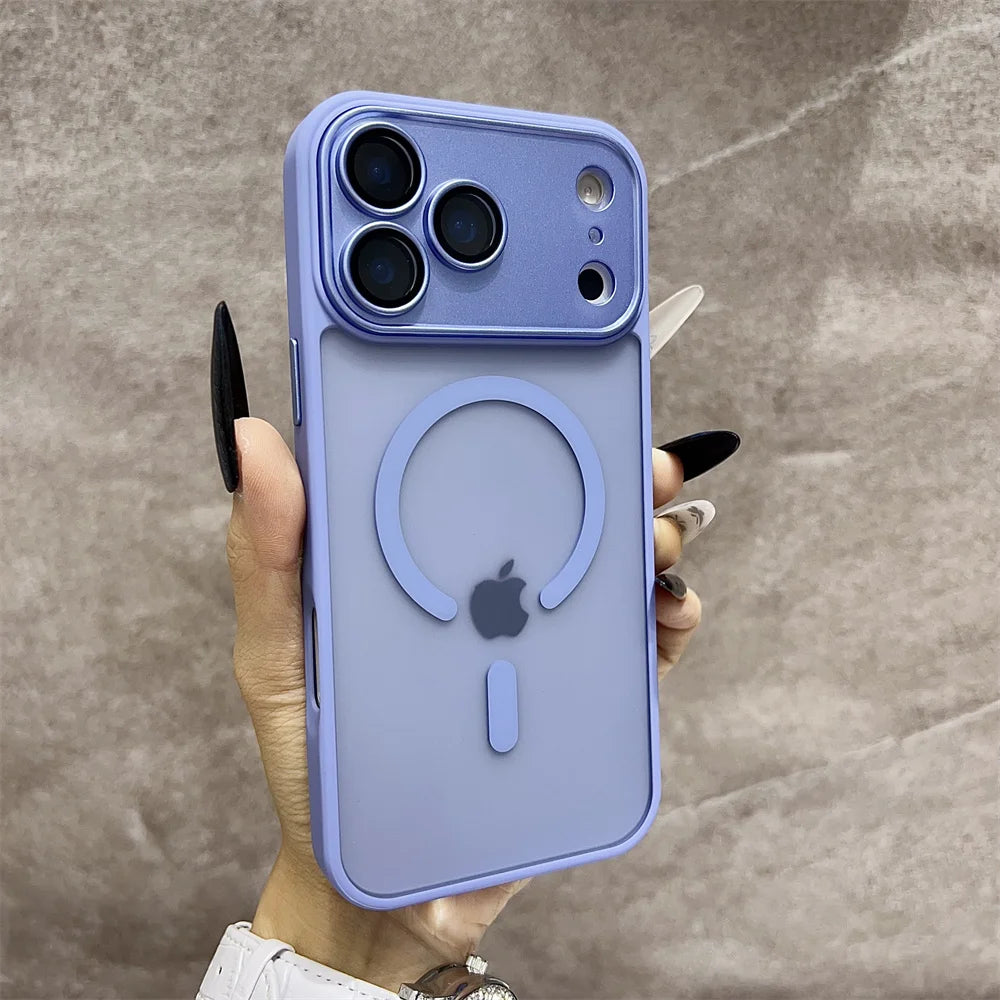 Matte Magnetic Magsafe Case for iPhone 17–11 – Wireless & Sleek