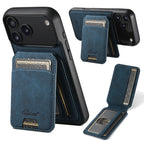 Magnetic Leather Wallet Case for iPhone – Slim & Stylish
