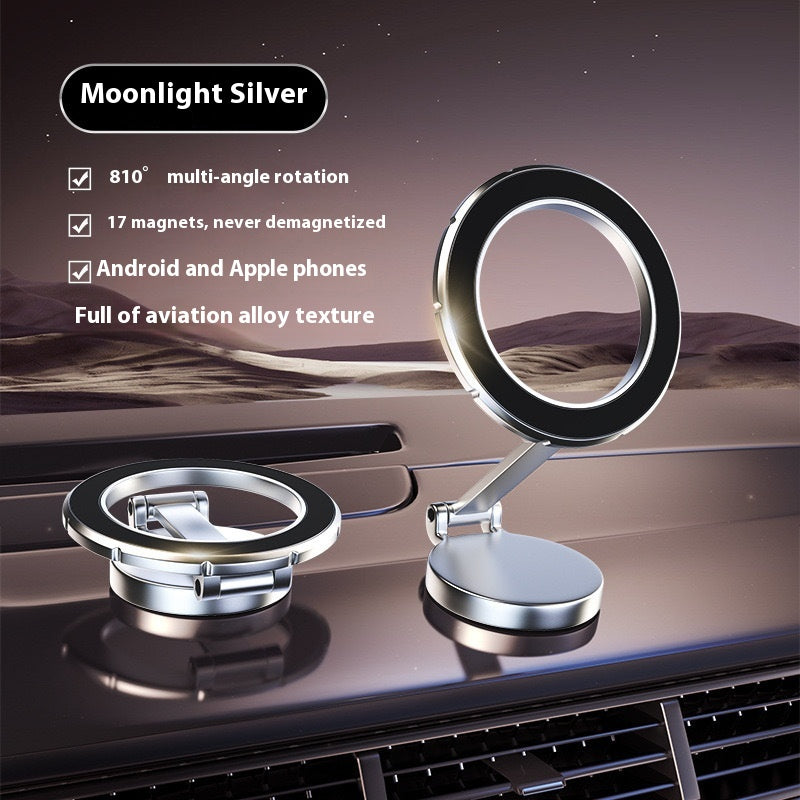 Magnetic Car Phone Holder – 360° Rotatable Strong Grip
